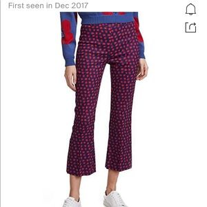 Alice + Olivia Michiko Crop Flare Pants